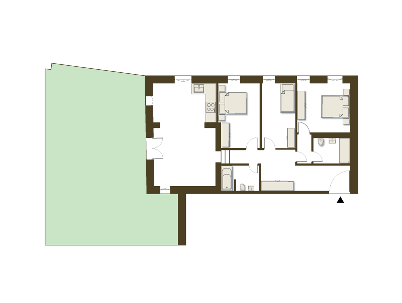 Appartement / Gentiane - niv Rez 